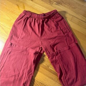 Brandy Melville Burgundy Sweatpants
